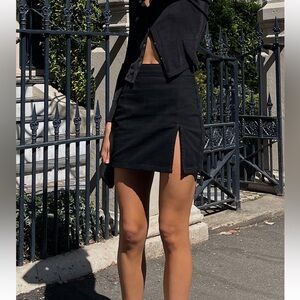 Princess Polly Black Mini Skirt